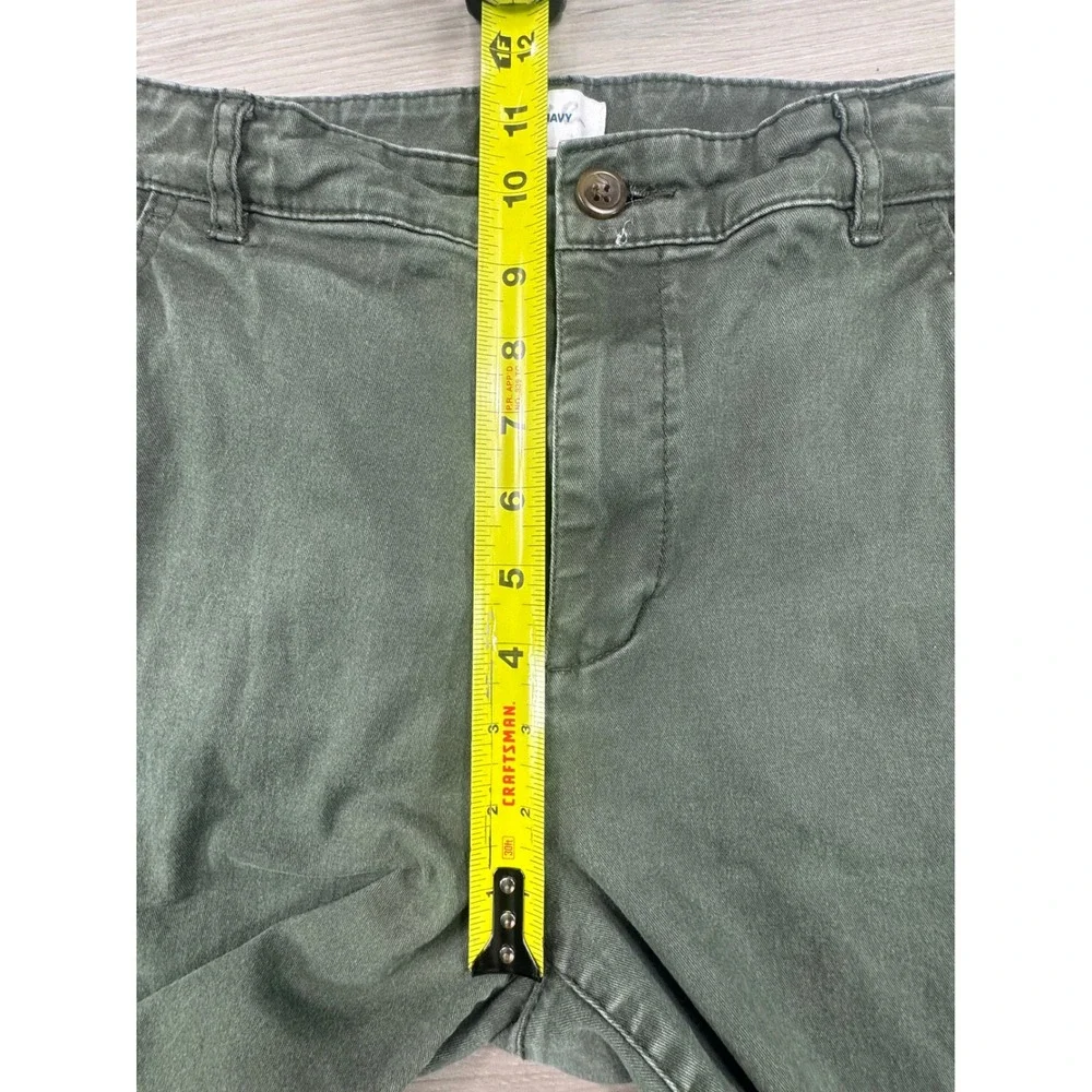 Old Navy Kids Ancient Forest‎ Green Flat Front Twill Shorts Size 16 S/205231-10